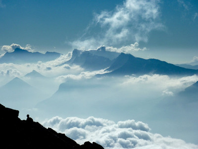 Mer de nuages sur le Vercors