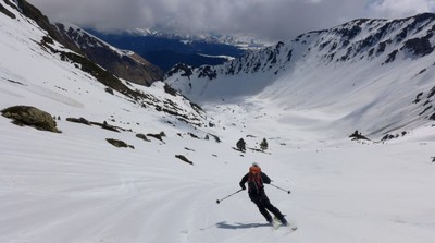Descente du Pic de Portarras