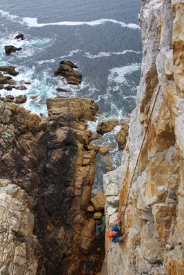 Grimpe à Pen-Hir, ça change des calanques !