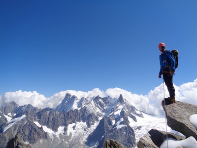 de l'Aiguille du Midi vers Aiguille du Plan - Septembre 2015