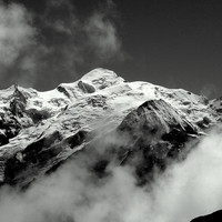 Mont Blanc depuis le désert de Platé