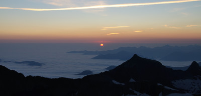 Lever de Soleil sur la côte Pyrénéenne