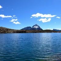 Lac Mort et le bec de Luseney à l'horizon