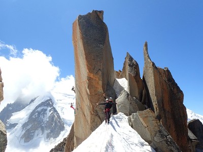 Aiguille du Midi - Arête des Cosmiques