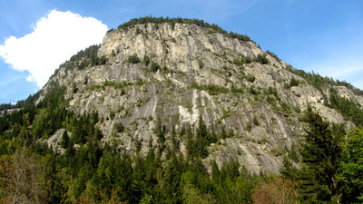 La falaisede Barberine.