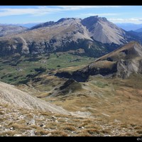 Le Plateau de Bure au loin