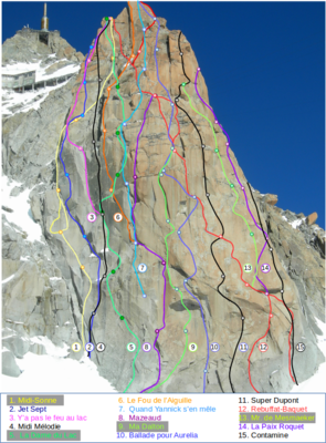 Aiguille du Midi : Face S