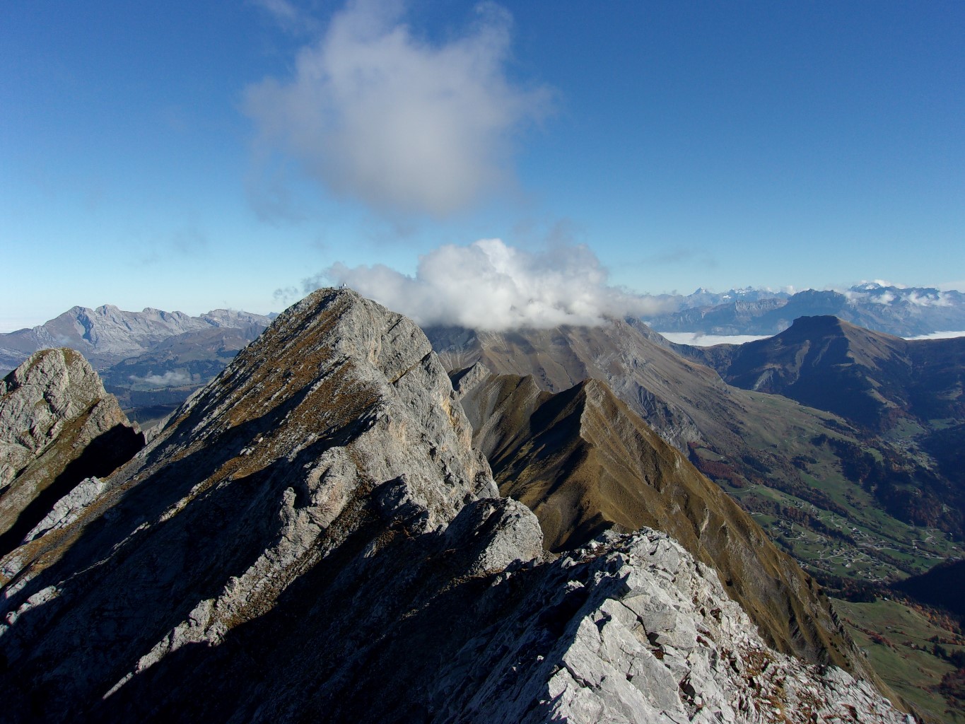 Sommet sud, vue point culminant