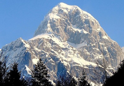 Mangart (S) en hiver