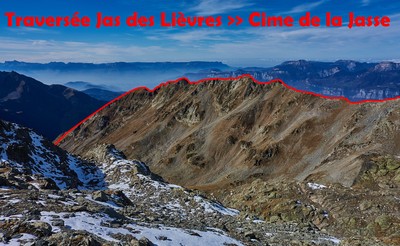 Traversée Jas des Lièvres >> Cime de la Jasse