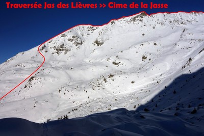 Traversée Jas des Lièvres >> Cime de la Jasse