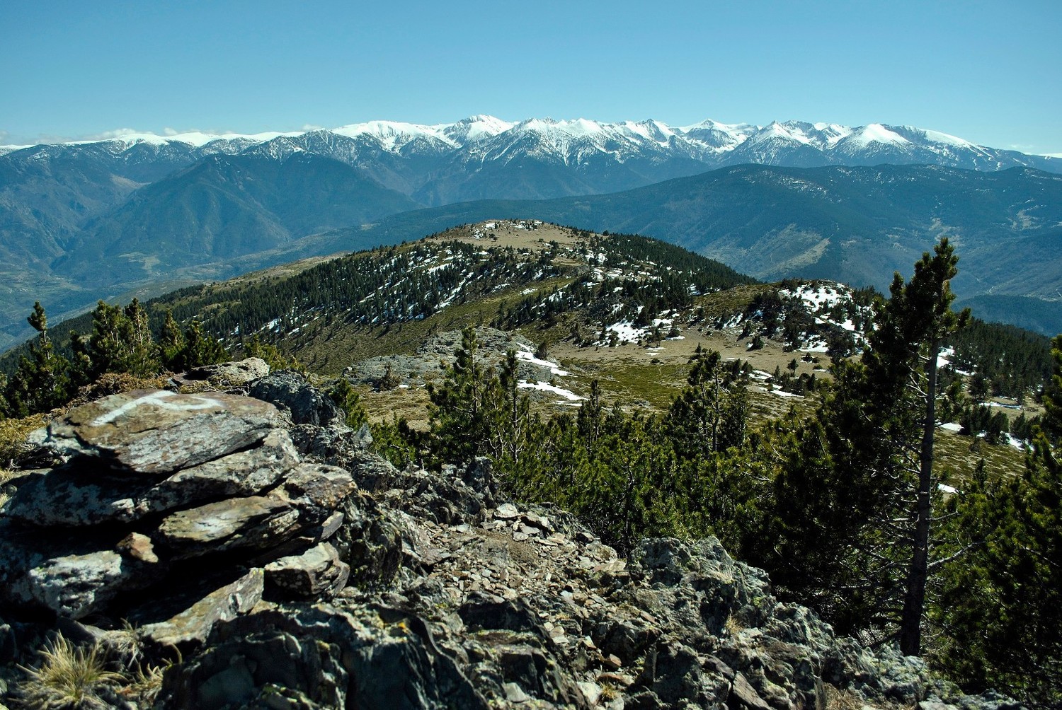 Descente vers la Llabanère