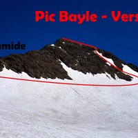 Pic Bayle - pente terminale Sud