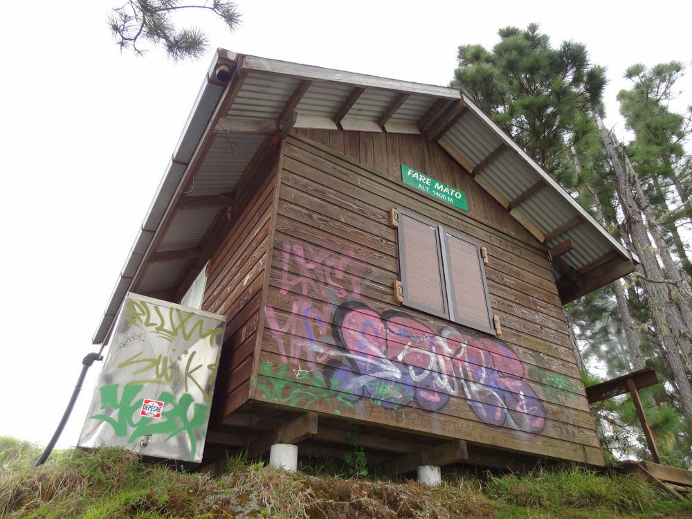 Fare Mato, pas épargné par les vandales.