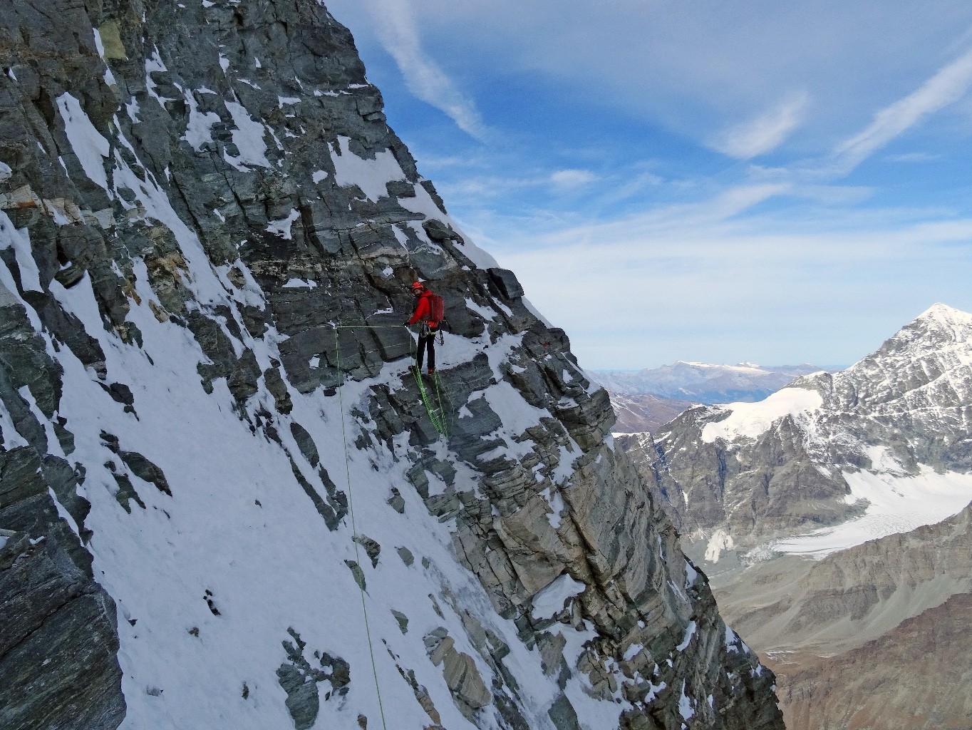 Traversée après la cascade