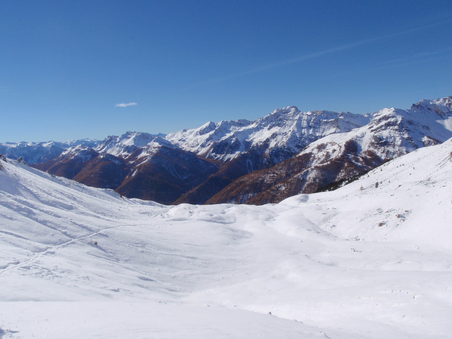 vue sur le massif du Grand Béal
