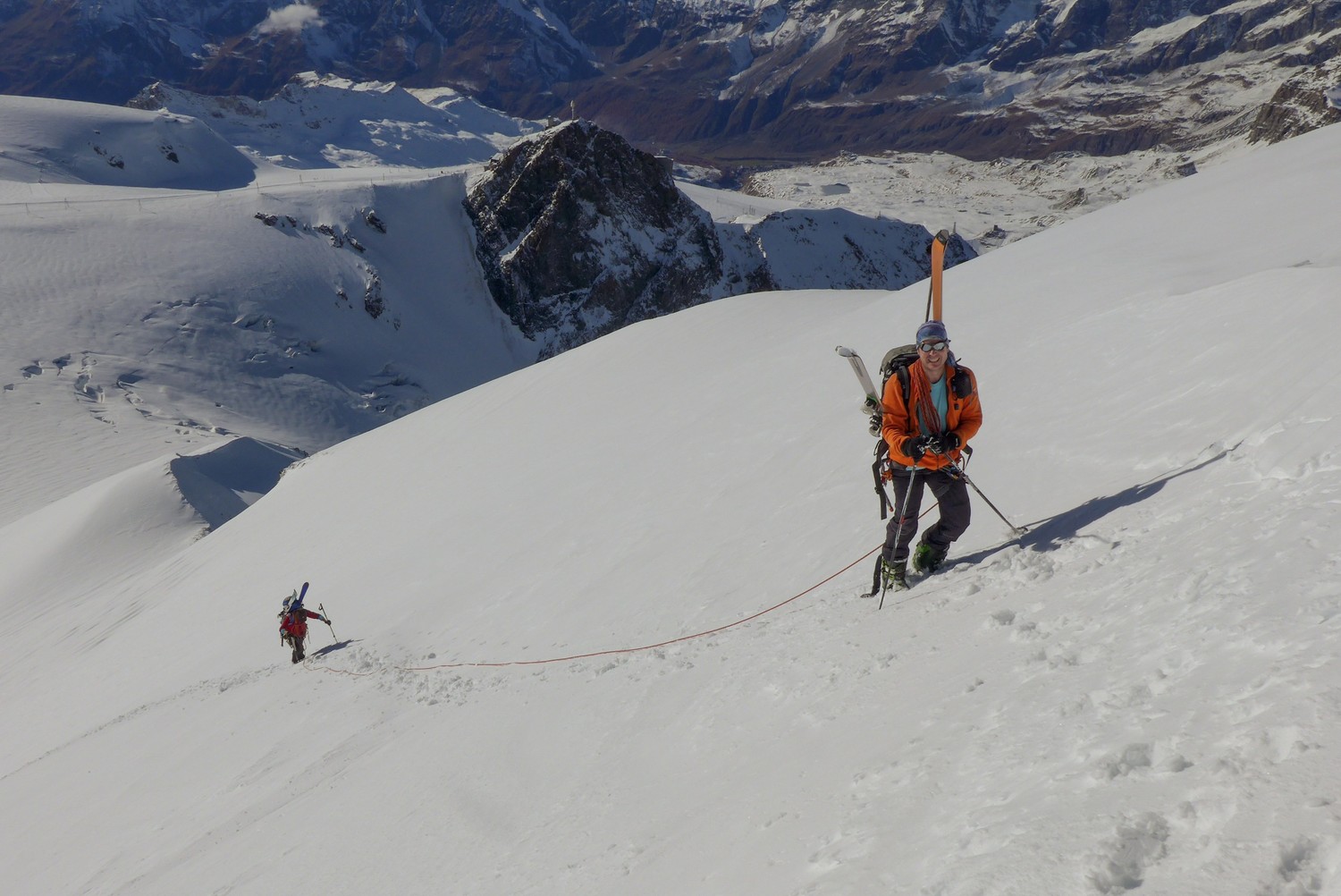 Ces jours, le Breithorn ressemble à une vraie montagne