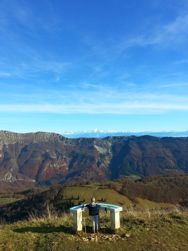 Un Mont Blanc, et un heureux qui me demande de faire le Reculet
