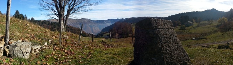 La Roche Franche vue depuis la borne (côté libre :) )