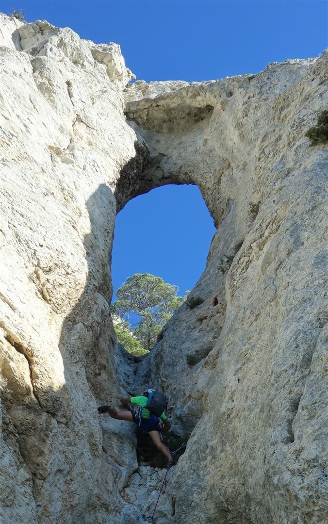 dans LA longueur de l'arche