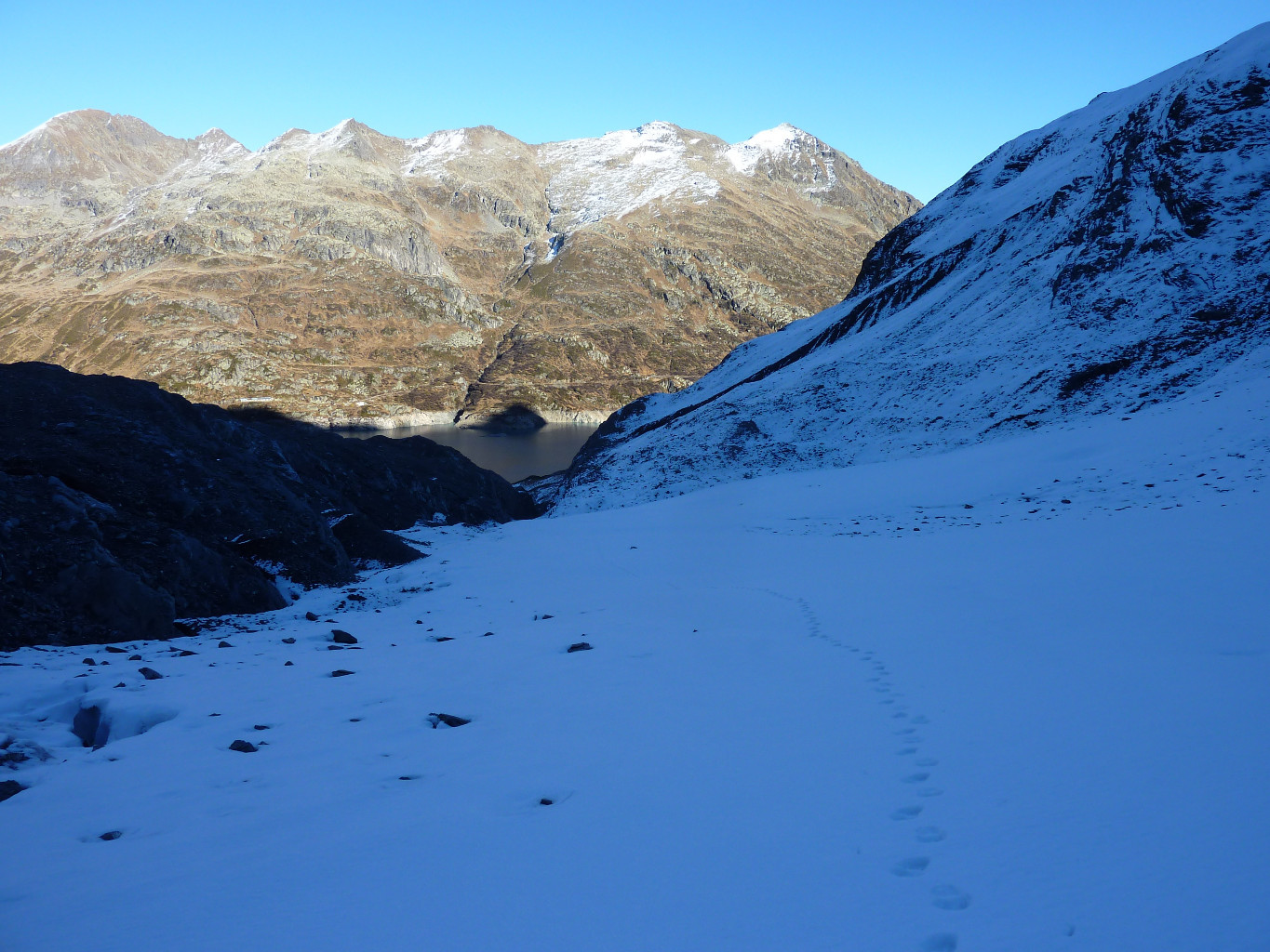 Sur le glacier de la Finive