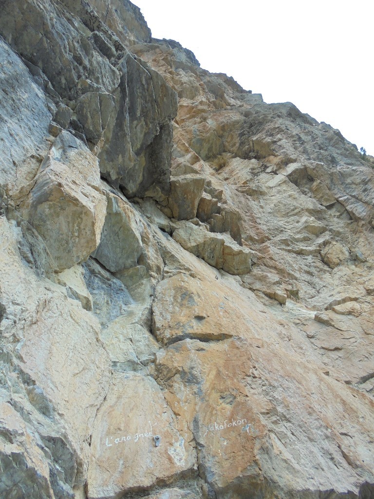Départ de la voie