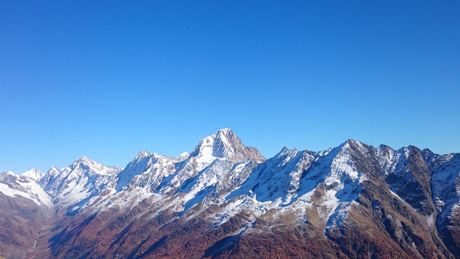 Bietschhorn depuis Loicherspitza