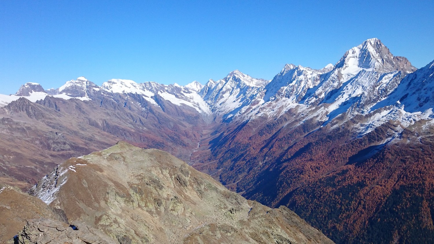 Lötschental depuis Loicherspitza