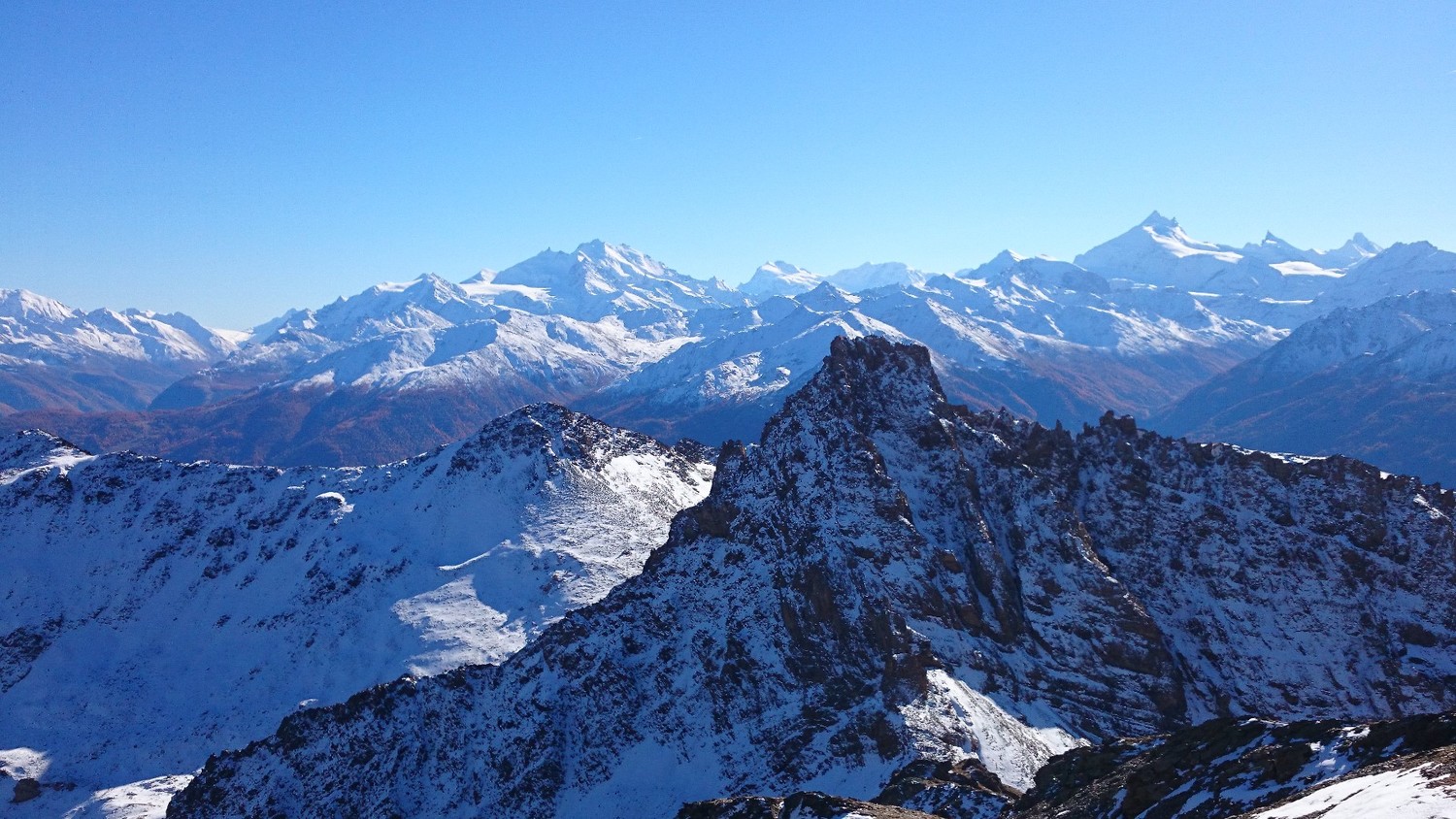 Niwen et Faldumrothorn depuis Loicherspitza