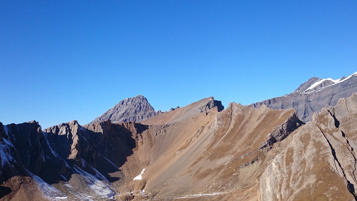 Rinderhorn et Majinghorn depuis Loicherspitza