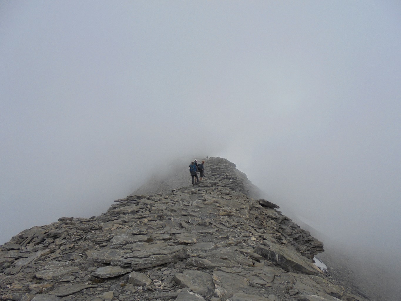 sur la crête