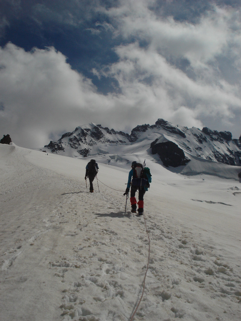 Arrivée au refuge et notre zone de bivouac
