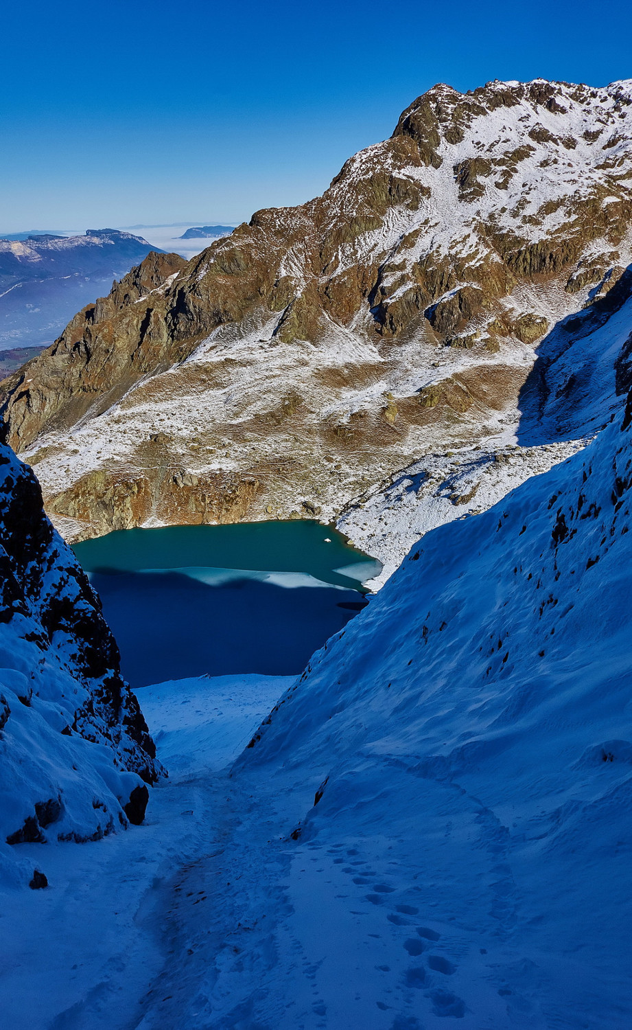 Le bas du couloir bien rempli et déjà goulotté...