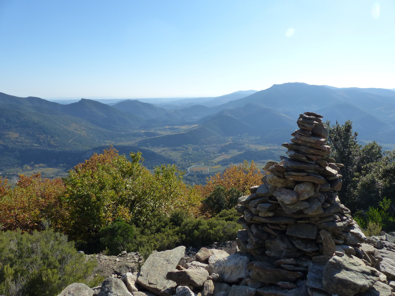 Vue sur la vallée de l'Orb