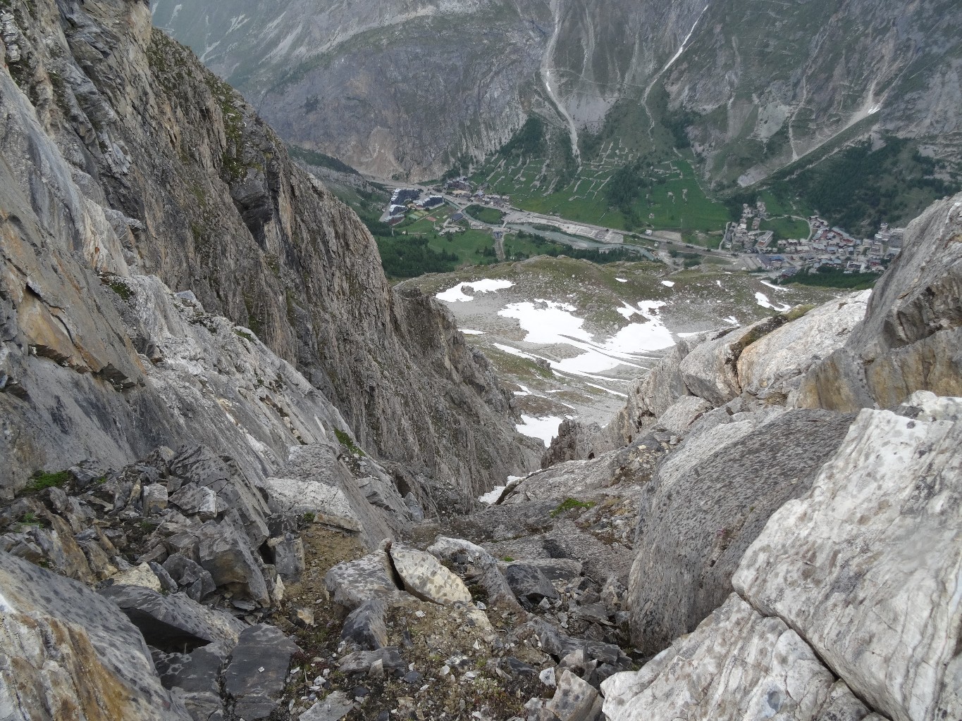 Les couloirs du Rocher de Bellevarde