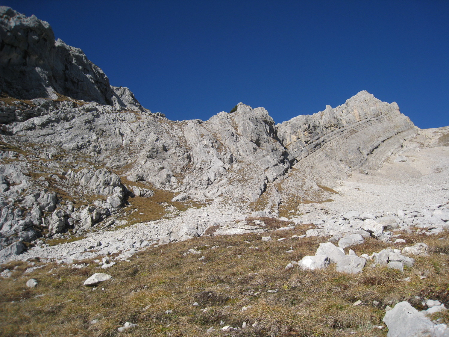 en montant vers la falaise - Pte Blanche