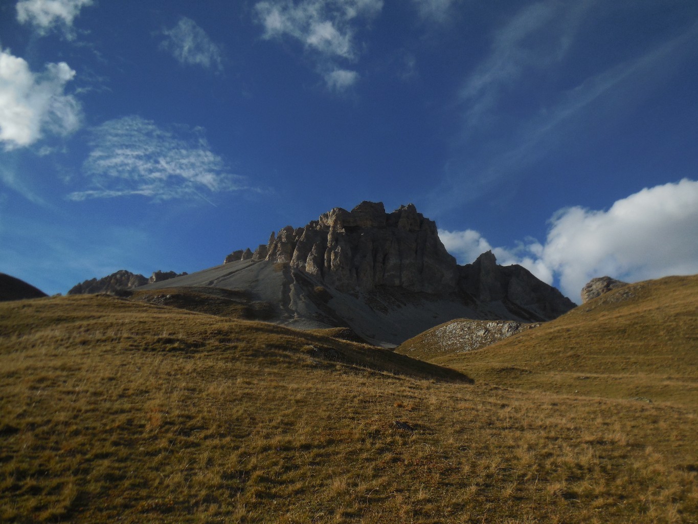 Approche des éboulis