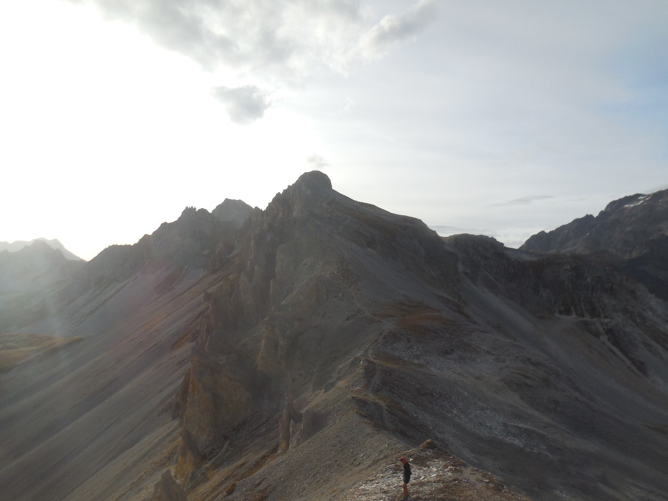 Sur la crête