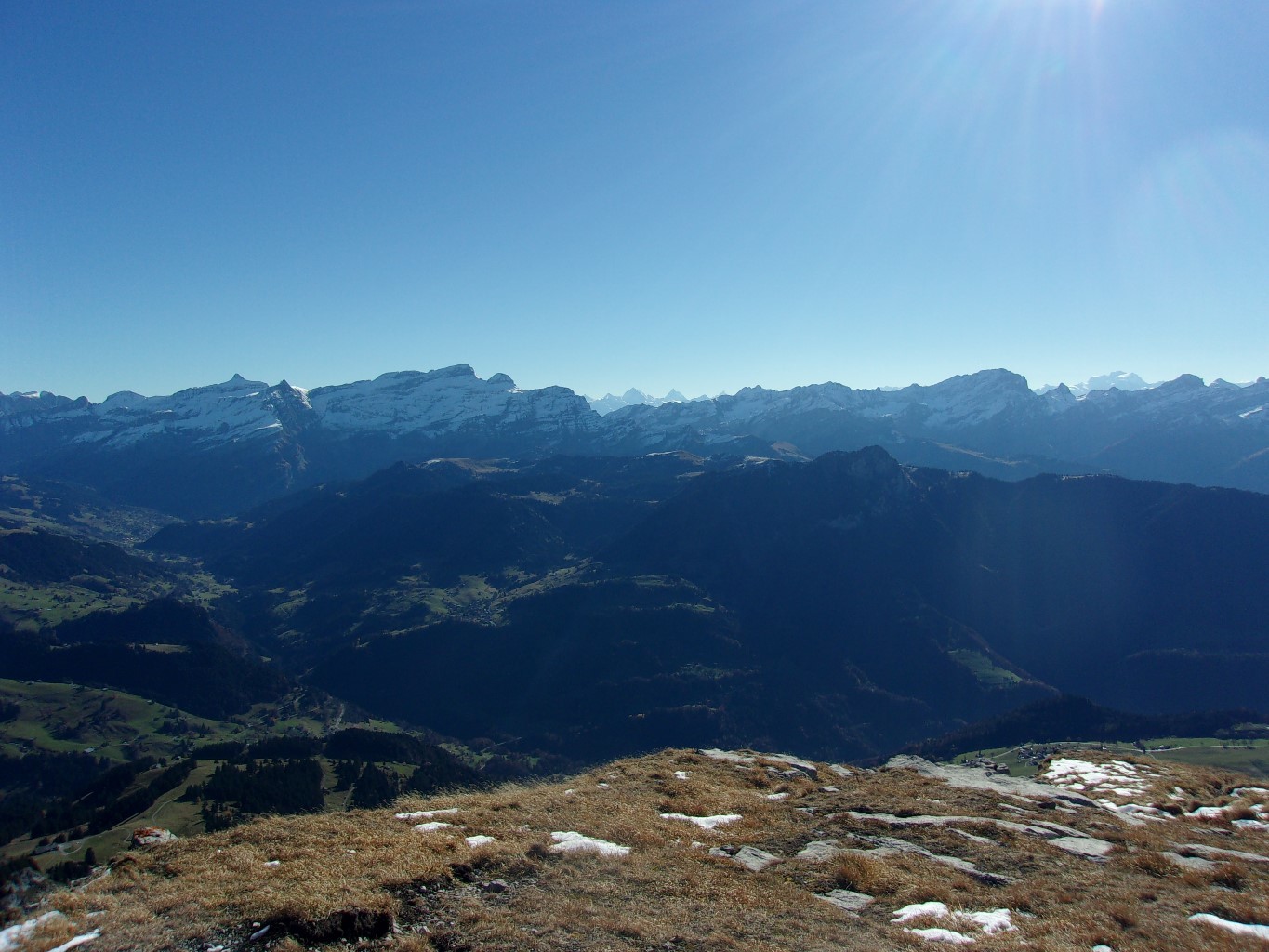 Oldhenorn au Muveran depuis Tour Mayen
