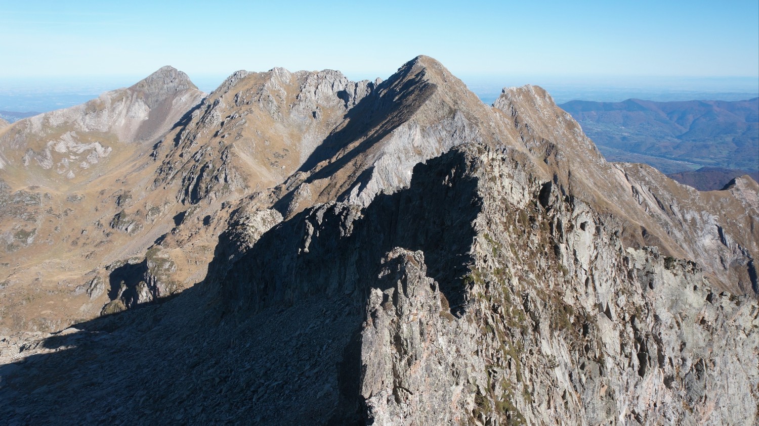 Coup d'oeil en arrière juste avant le Mont Valierat