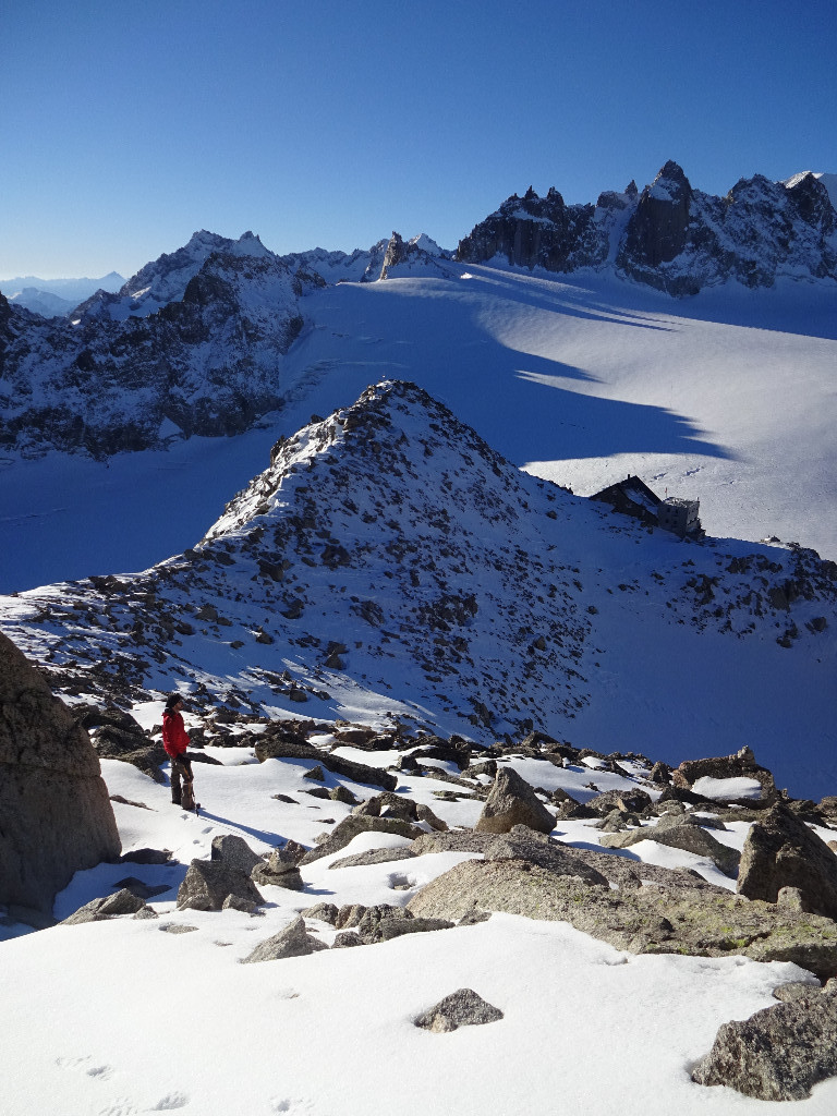 descente de la pointe d'Orny
