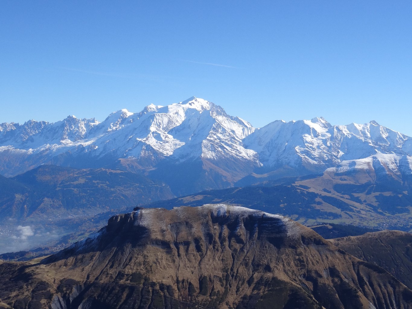 Mont Blanc et Croise Baulet, déco plus raisonnable.
