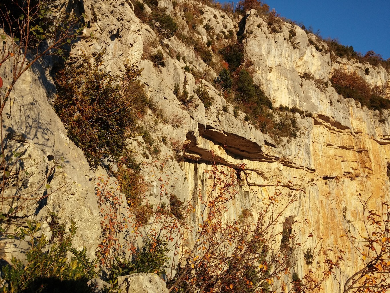 Le toit lors de la descente