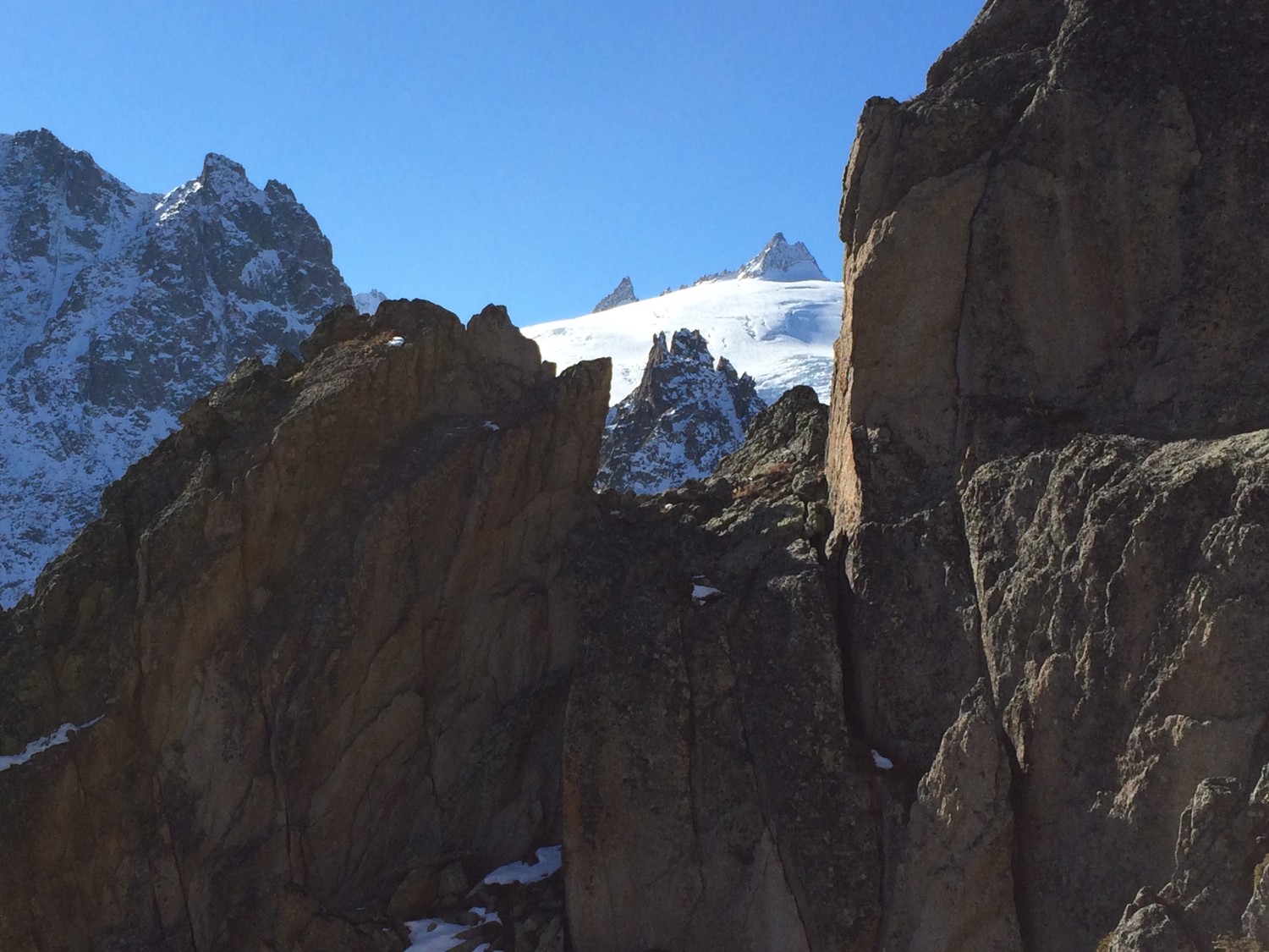 Vue sur le plateau du Trient