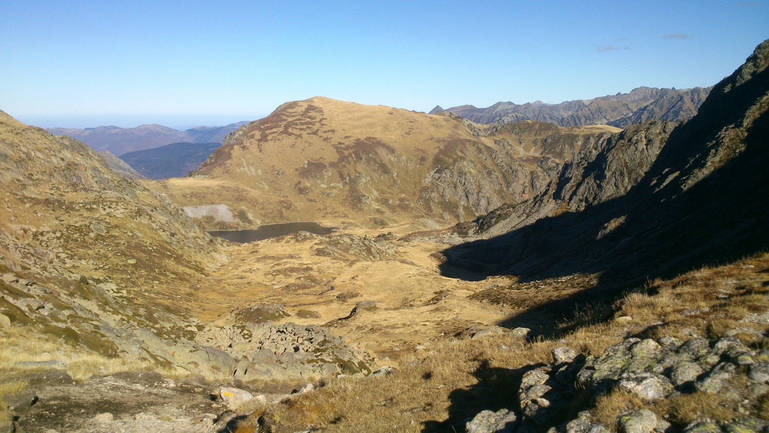 étand et tosse de Pédourrès depuis la porteille de Siscar