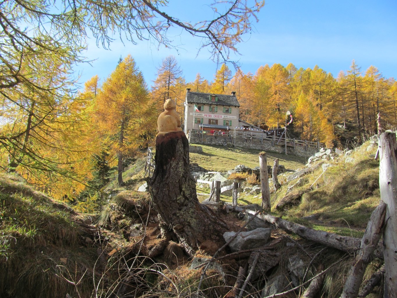 rifugio Crosta alpe Solcio