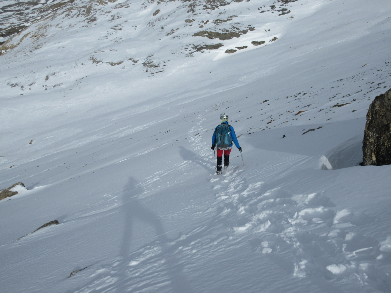 descente agréable dnas la neige