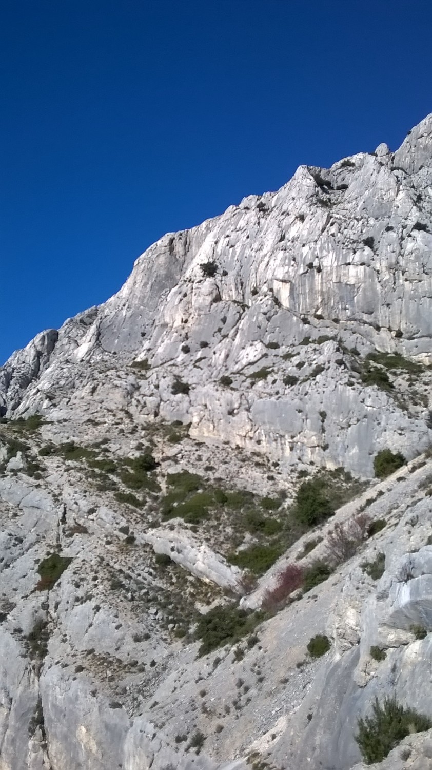 falaise du jardin des moines