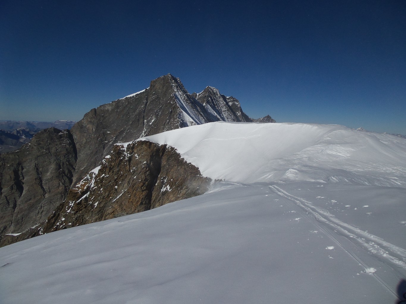 près du sommet