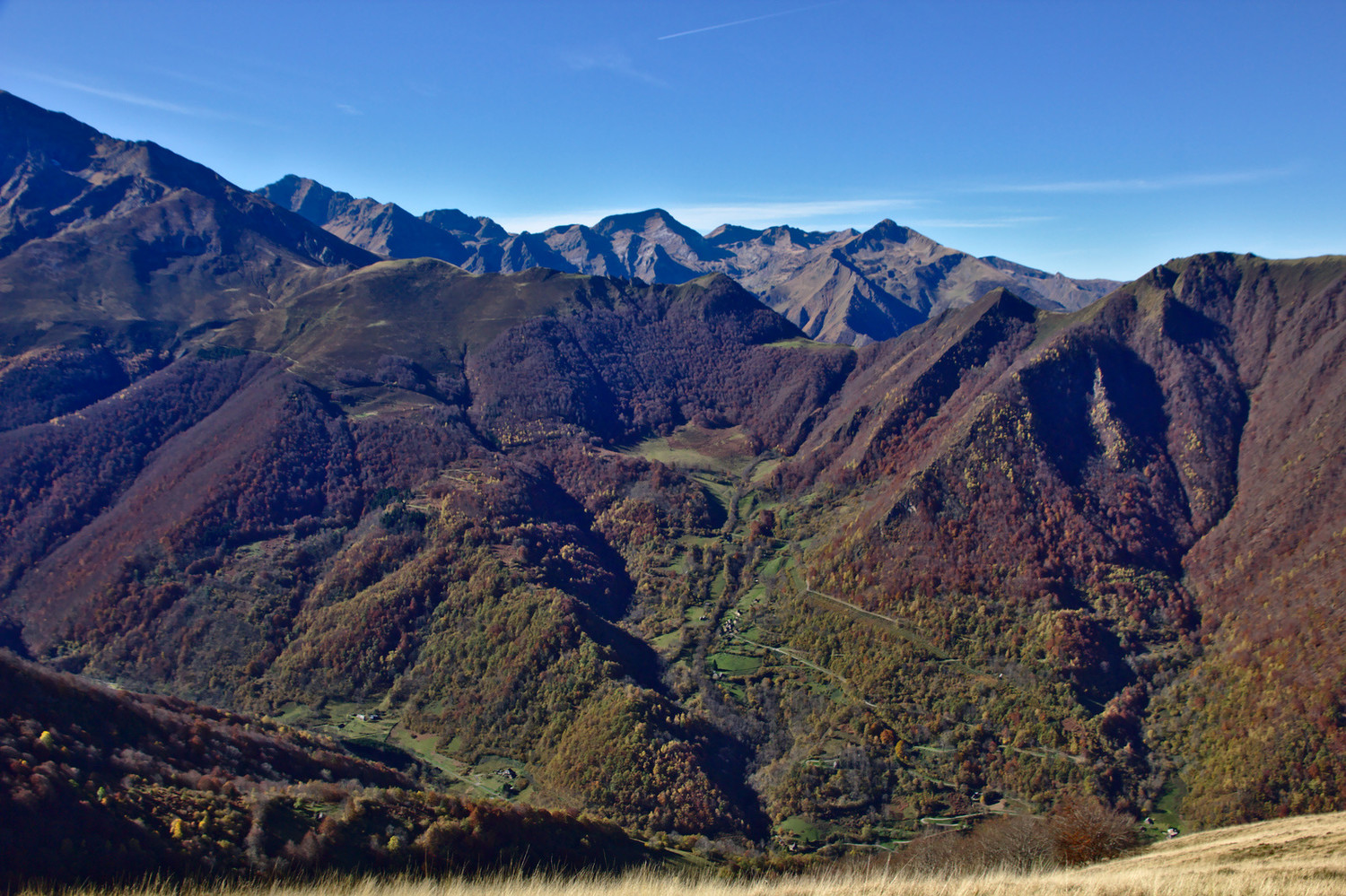 Serre Haute, l'Har, col des Cassaings depuis tuc de la Pâle des Camps